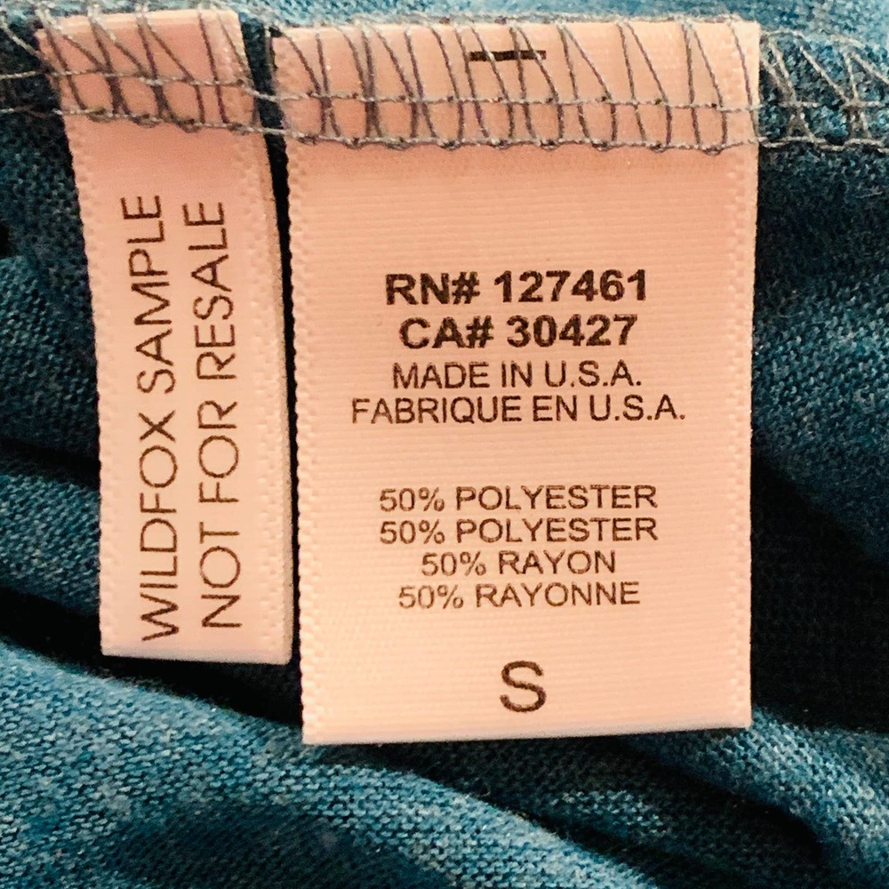 Wildfox Nobody Owns The Beach Teal Blue Paradise Cami Tank Swim Cover Top Small - Picture 11 of 13